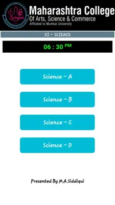 My Time Table android App screenshot 0