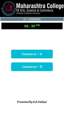 My Time Table android App screenshot 1