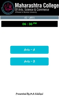 My Time Table android App screenshot 2